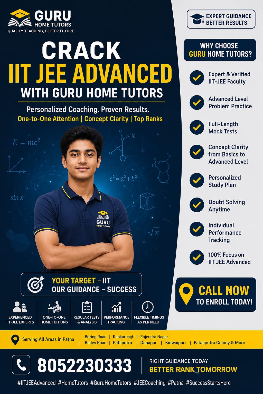 Clear JEE Advanced with Guru Home Tutors
